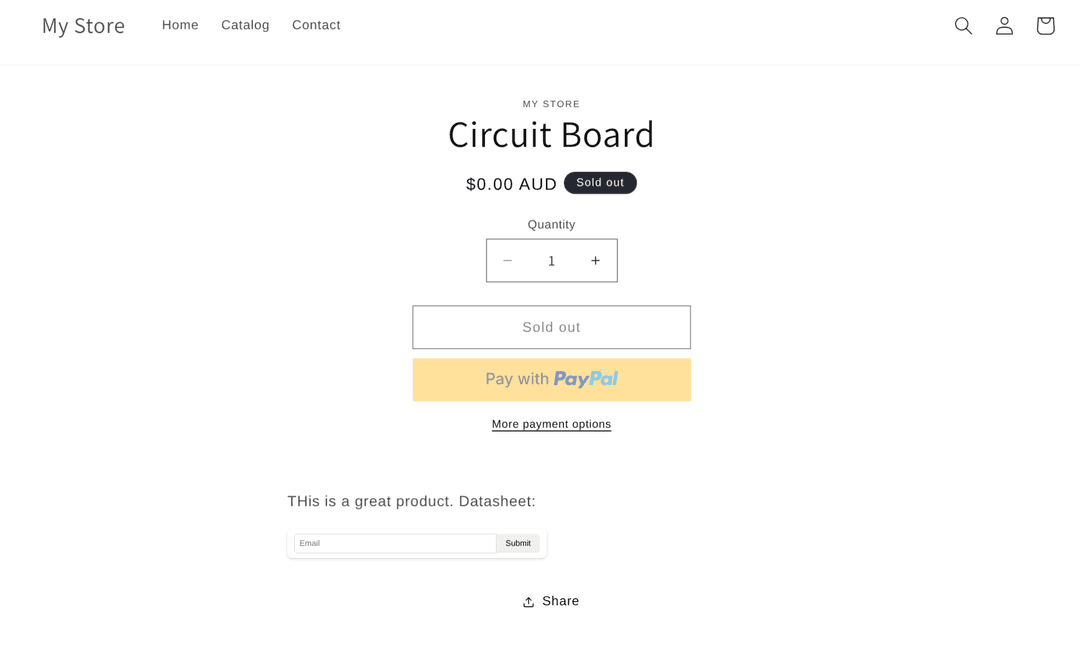 Shopify integration with SendAfterForm